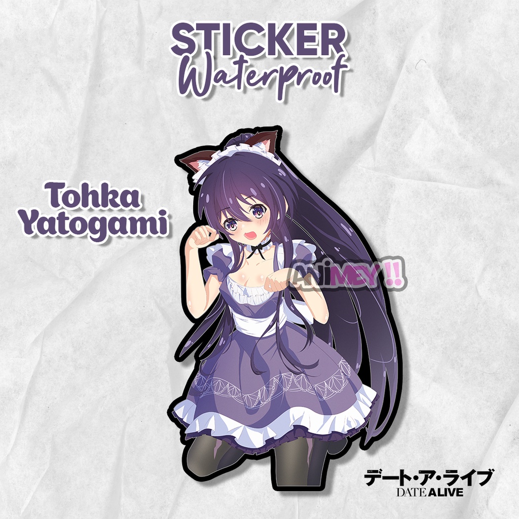 

Stiker Tohka Yatogami / Sticker Anime Waterproof