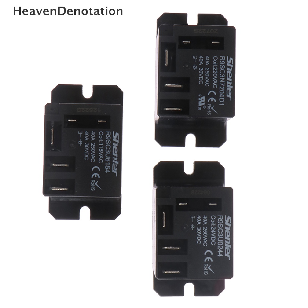 [HeavenDenotation] R9sc3n7204d1 Tipe Sama Relay Pengganti NT90TPNCE220CB 220V 115V 24V 40A HDV Arus Tinggi