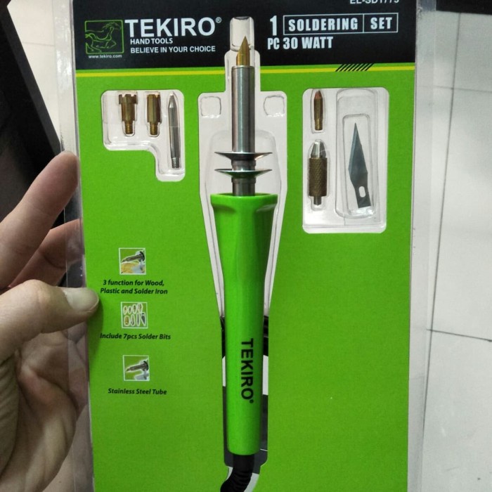 SOLDER TEKIRO CUTTER MULTIFUNGSI 30WATT SOLDERING IRON