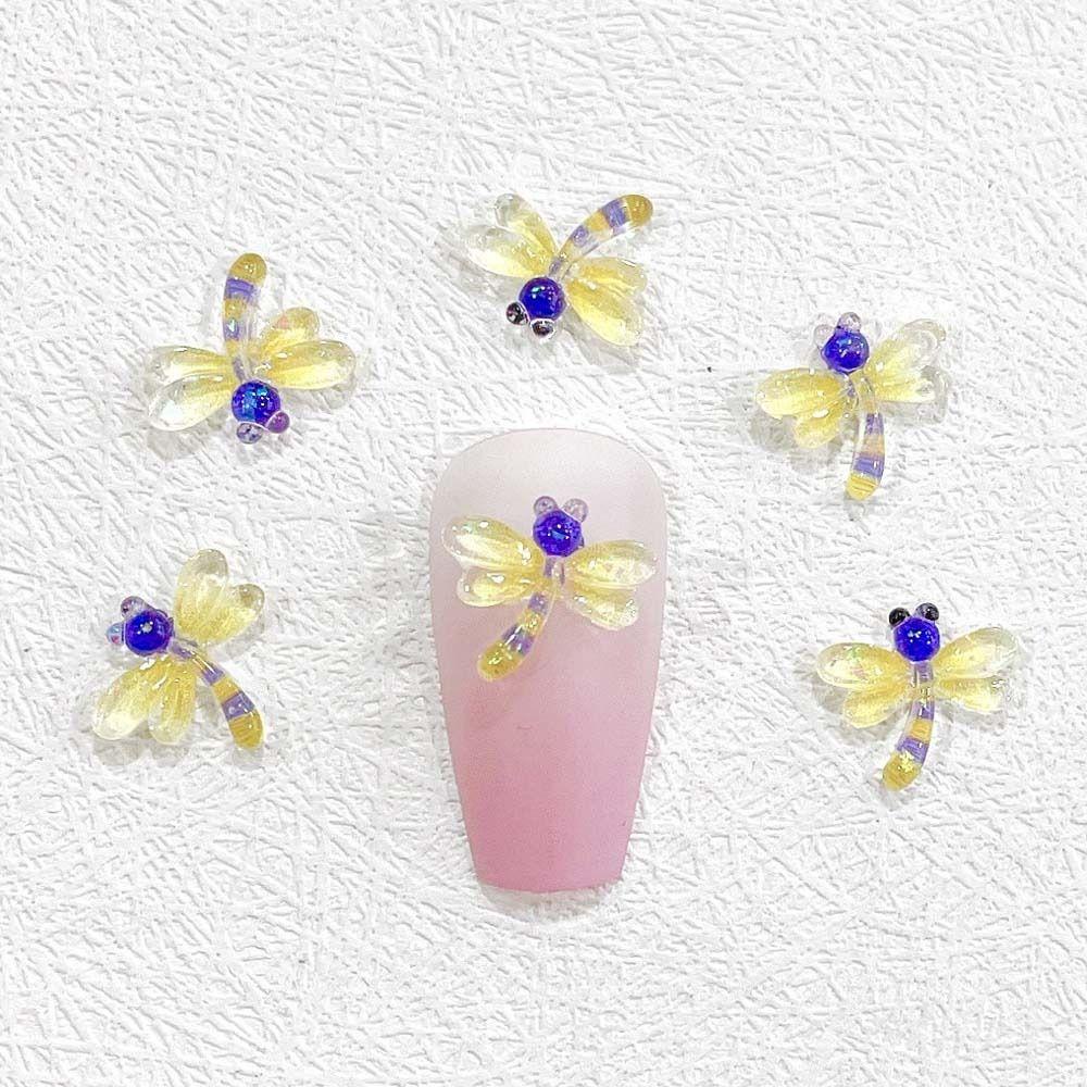 AUGUSTINA Agustina Kartun Dekorasi Kuku Wanita Fashion Hewan Manicure Aksesoris Hiasan Kuku 3D Nail Drills Nail Jewelry