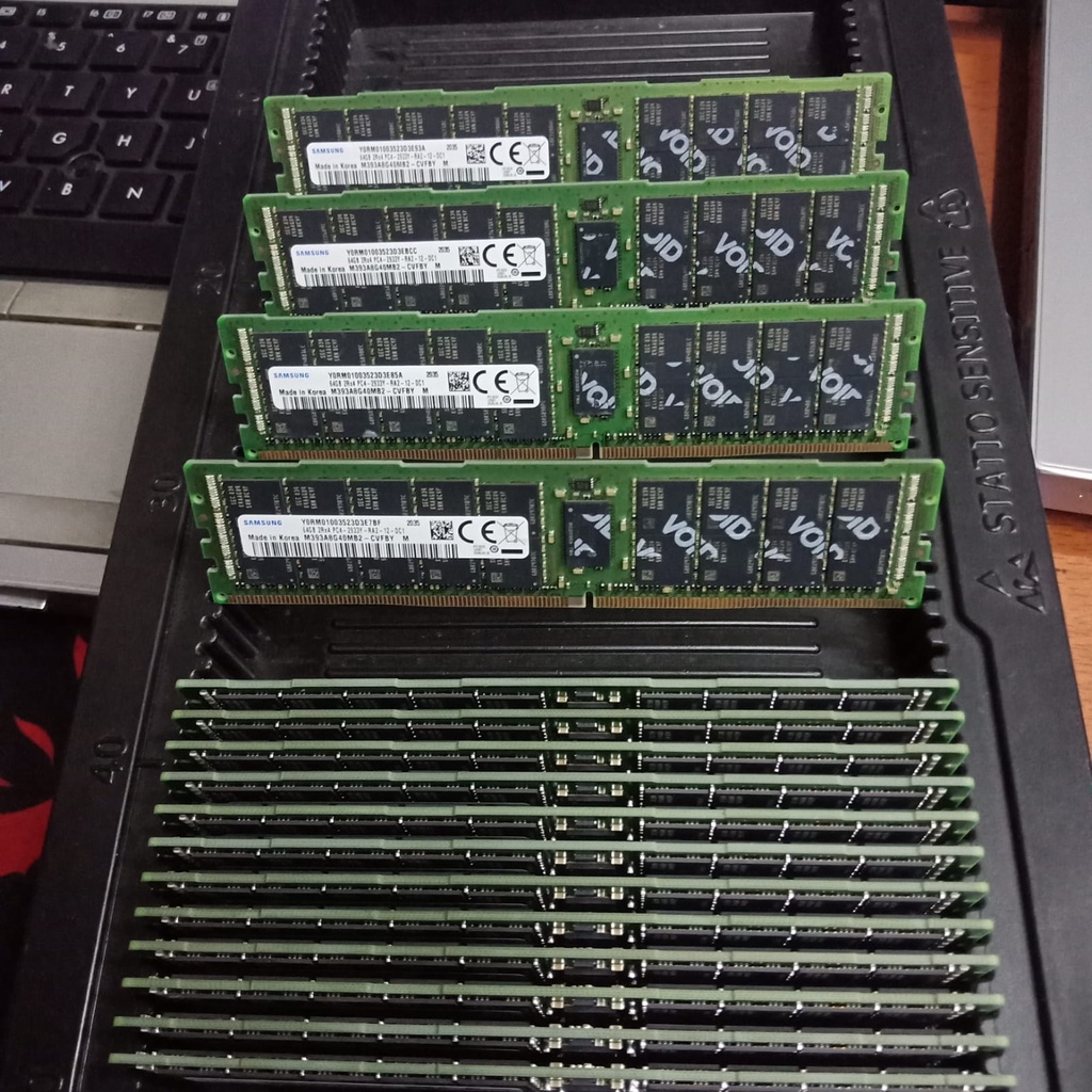 Memory/Ram server 64Gb DDR4 ECC REG PC4-2933Y-RA2 ORI SAMSUNG XEON KHUSUS BUAT CPU SERVER XEON