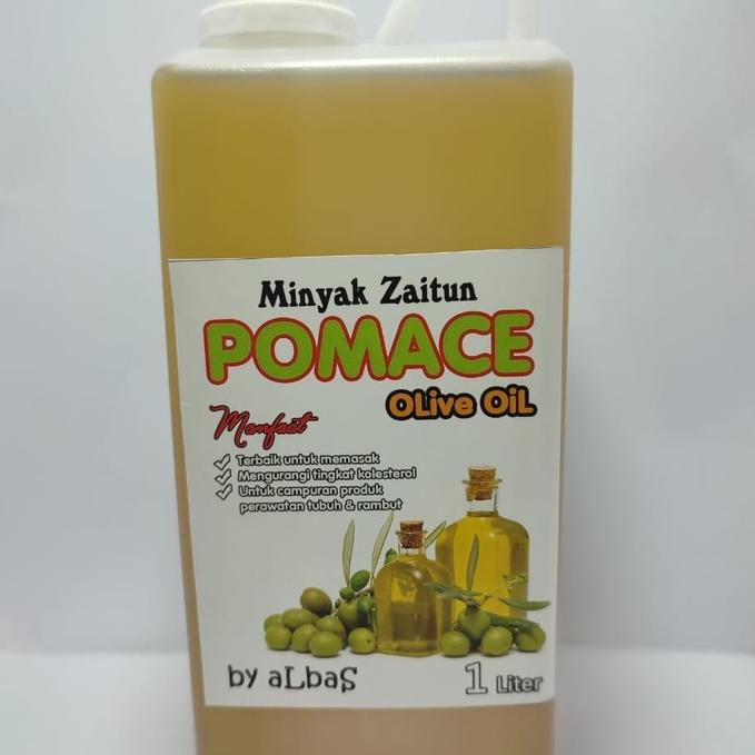 

✤ Minyak Zaitun Pomace kemasan 1 Liter Terbaik memasak menumis ♤