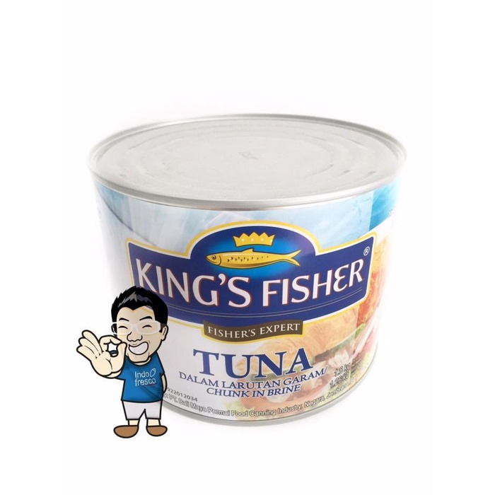

King'S Fisher Tuna In Canned- Daging Tuna Kaleng 1800G 013