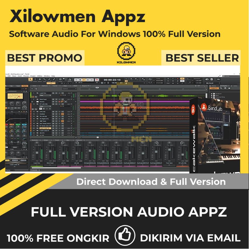 [Full Version] BandLab Cakewalk - Software Produksi Musik Profesional Ciptakan Edit Musik dengan Fitur Studio WIN