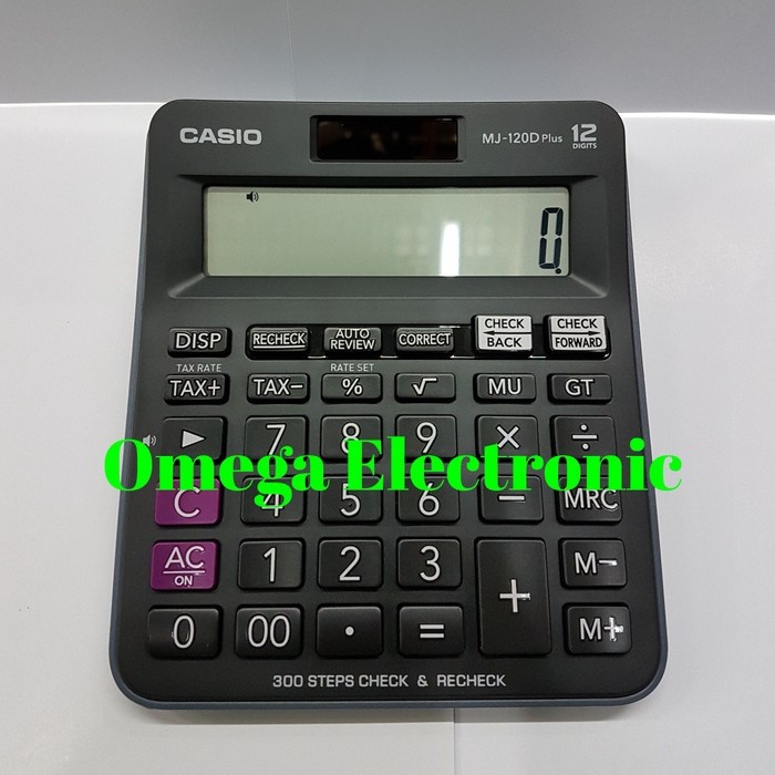 

Casio Desktop MJ-120D - Kalkulator Meja Office check correct MJ 120D - Hitam