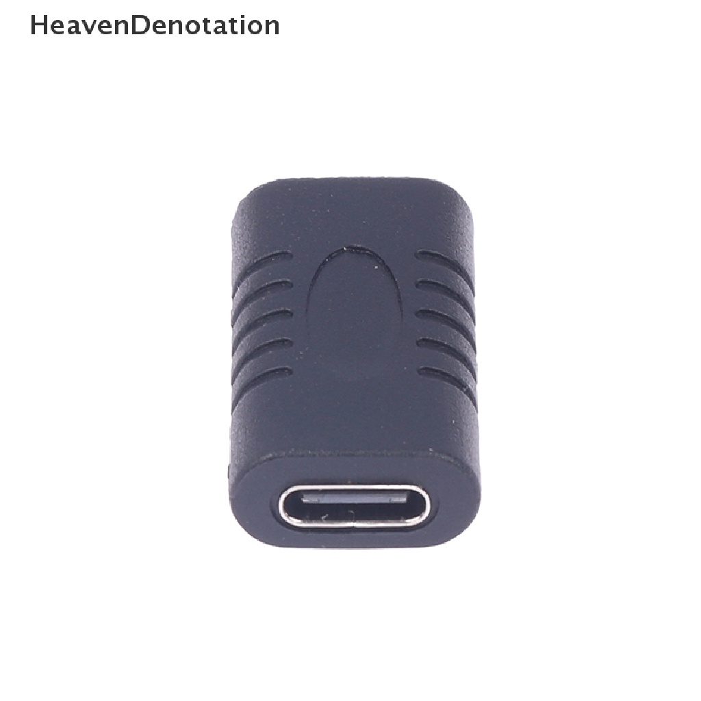 [HeavenDenotation] Usb 3.1 Type-C Female to Female Coupler USB-C Converter Adapter Konektor HDV Baru