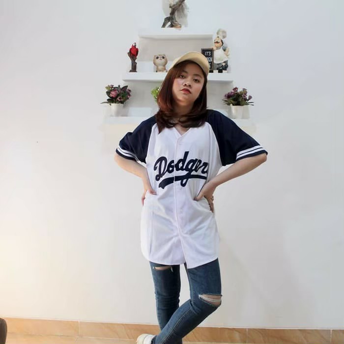 Bisa COD Jersey Baseball - Baju Baseball Wanita & Pria Terbaru Original Asli