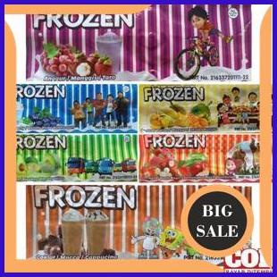 perkakas JUAL PLASTIK KEMASAN ES - JUAL PLASTIK ES KIKO - PLASTIK ES GAMBAR BUAH FROZBAR 1