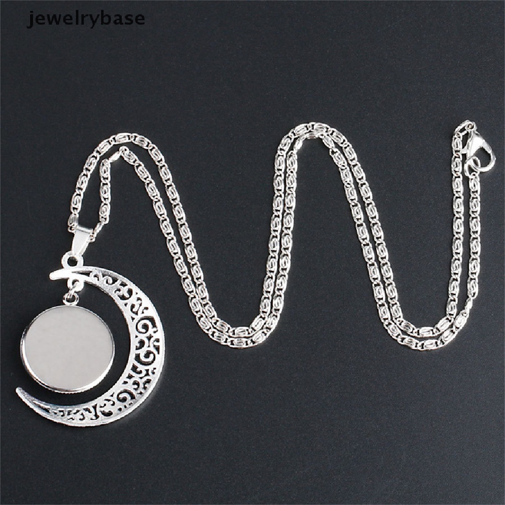 [jewelrybase] 12tanda Zodiak Bulan Liontin Kubah Kaca Pisces Aquarius Zodiak Tanda Perhiasan Liontin Kalung Butik