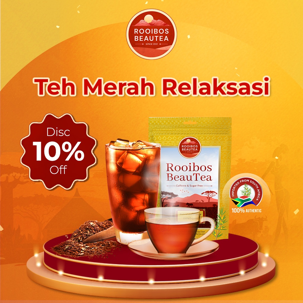 

[BISA COD] Rooibos Teh Kecantikan Bikin ngantuk
