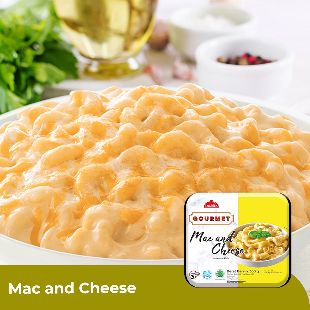 

Laukita Gourmet Mac and Cheese Frozen Food Pasta [300g]