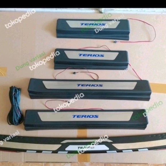 paket sillplate samping lampu dan belakang All new Terios 2018-2024 Variasi mobil
