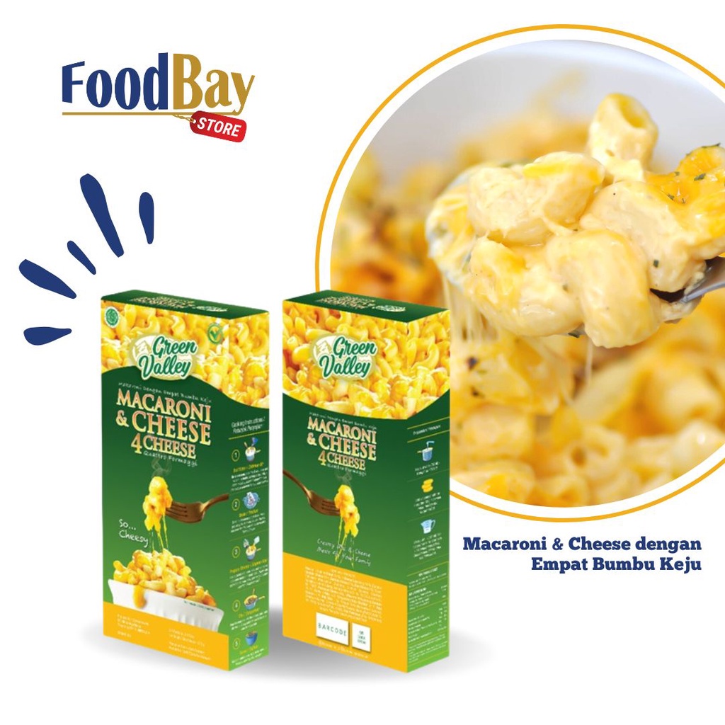 GREEN VALLEY Macaroni and Cheese Quattro Formaggi 170 Gr