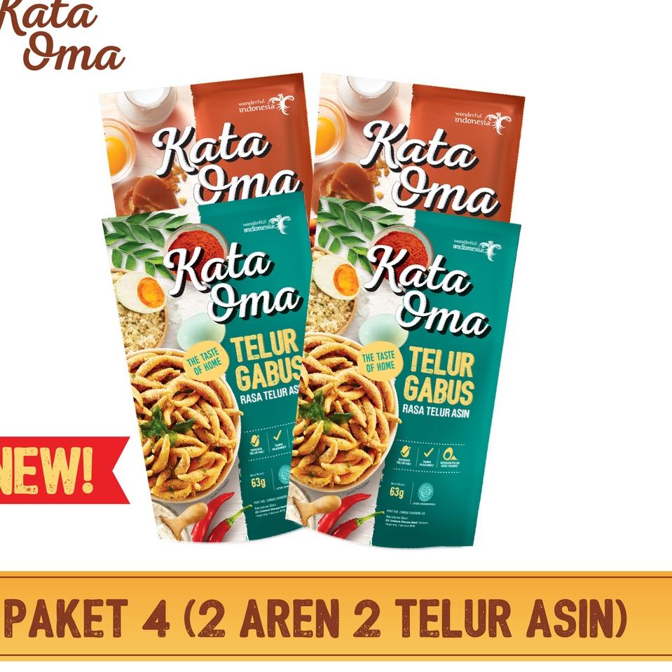 

➨ Kata Oma Telur Gabus Paket 4 New ♖