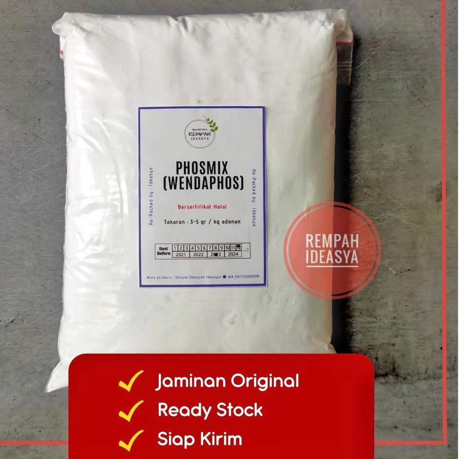 

☛ 1kg WendaPhos / Phosmix / Mixphos / Pengenyal Bakso / Sosis / Nugget / Siomay ●
