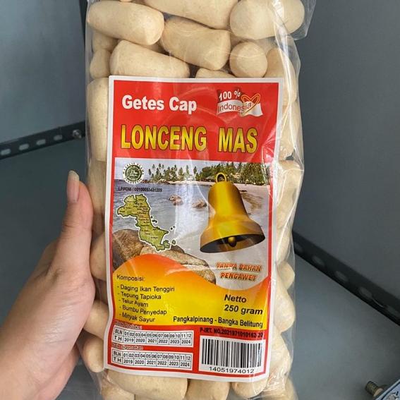 

➢ Getas Bangka Panjang Cap Lonceng Mas - Getes Ikan Tenggiri - Snack Bangka - Makanan Bangka ☺