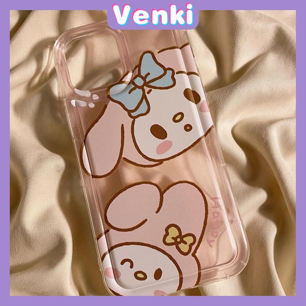 Case iPhone 14 Pro Max Soft TPU Clear Jelly Airbag Case Cute Cartoon Couple Animals Camera Protection Shockproof For iPhone 14 13 12 11 Plus Pro Max 7 Plus X XR