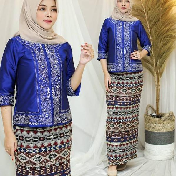 ☏ Atasan Blouse / Kebaya Rosi Full Bordir - AF711 ✷