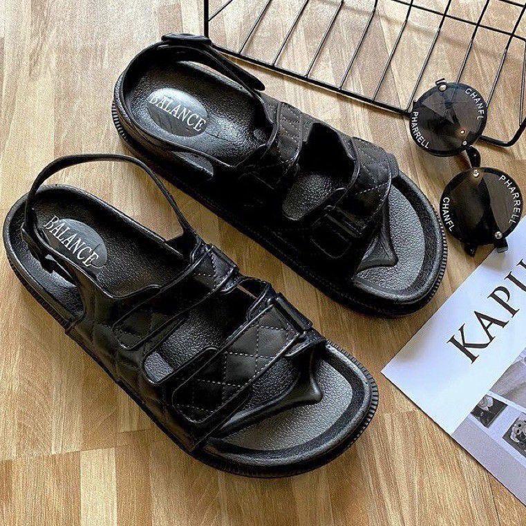 Harga Termuraah Sandal Jelly Sandal Gunung Tali Wanita Balance 1728 terbaru | Khusus Hitam