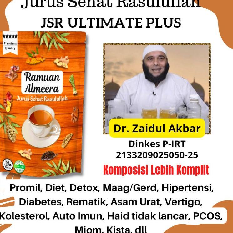 

▲ [250gr] JSR ULTIMATE PLUS • JSR ALMEERA • DR. ZAIDUL AKBAR • JSR SUPER KOMPLIT • /DIET//MAAG/GERD/KISTA/MIOM/PCOS/HAID ❁
