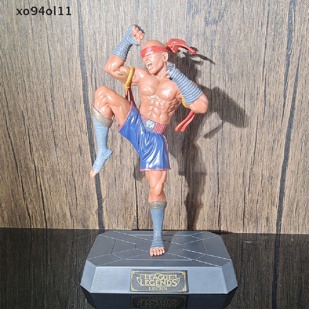 Xo 20cm Game Figure Lee Sin PVC Action Figure The Blind Monk Koleksi Model Mainan OL