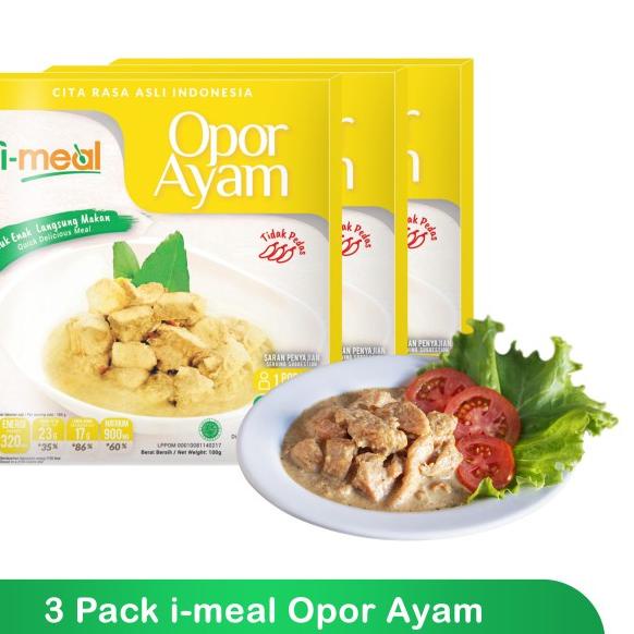 

✶ I-Meal Paket Opor Ayam Isi 3 Siap Saji ✴