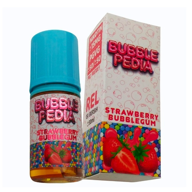 LIQUIDS BUBBLEPEDIA STRAWBERRY BUBBLEGUM BUBBLE PEDIA 30ML