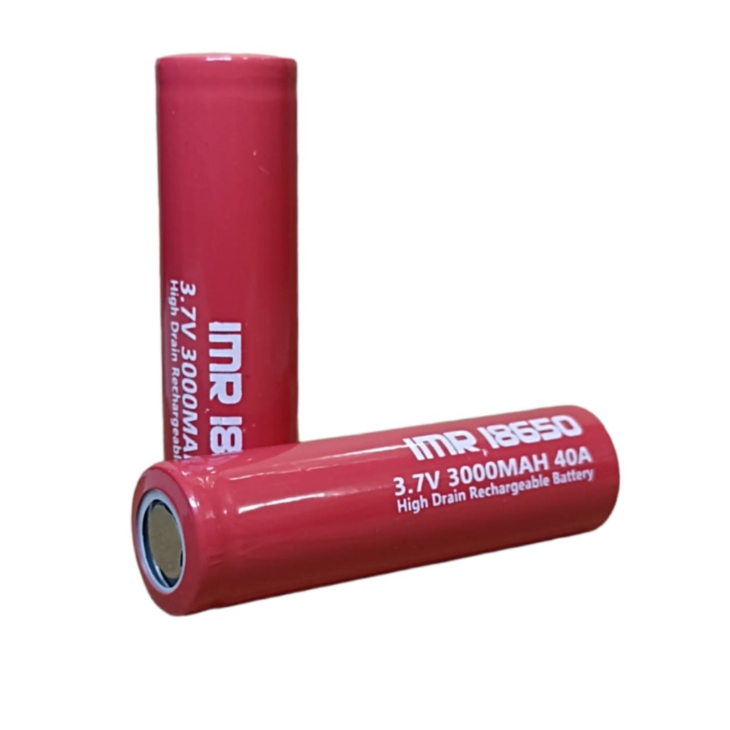 Batre/Baterai Cas Mode Vape Type IMR18650 LITHIUM 3.7volt - 3000mAh Isi 2pcs