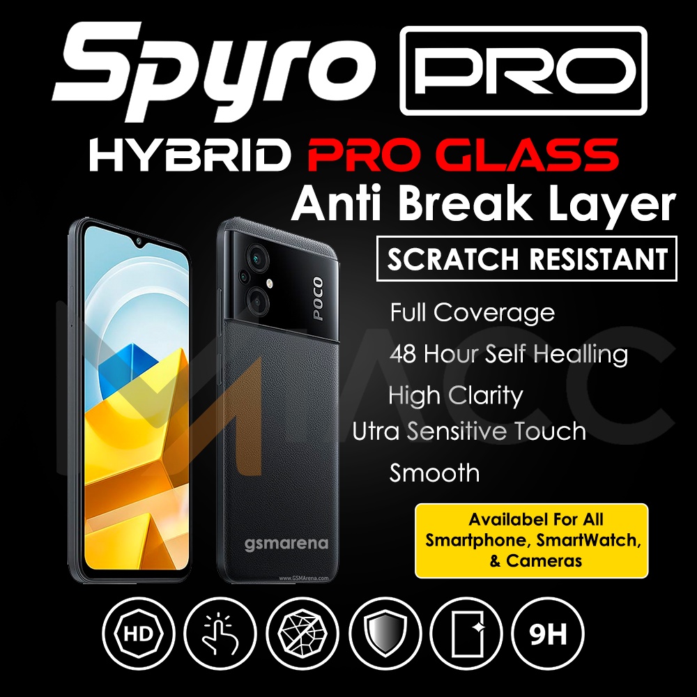 PREMIUM HYDROGEL POCO M5 ANTI GORES FULL SCREEN