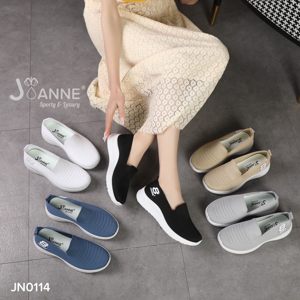 JOANNE Slip On Sneakers Shoes #JN0114 ORIGINAL