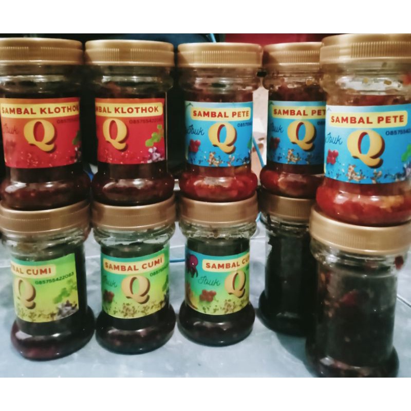 

Sambal Q Cumi, Teri, Pete, Kelotok