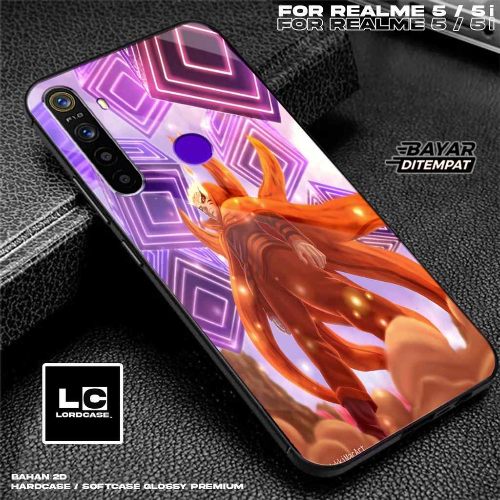 Case REALME 5 / REALME 5i - Casing Hp Terbaru 2023 Case lord case14 [ case BORUTO ] Silikon Hp Mewah