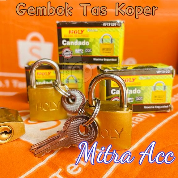 Gembok Koper Tas Trevel Kotak Lemari Laci 20mm