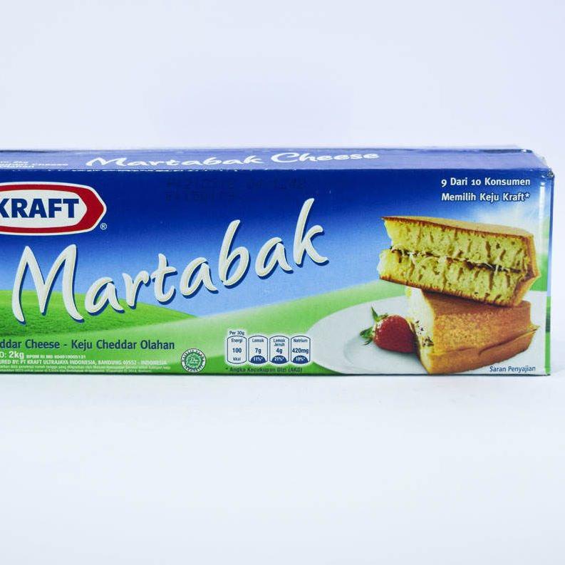 

➵ Kraft Martabak Keju Cheddar Cheese 2kg ♫