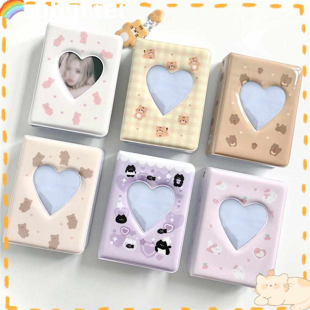 Solighter Photocard Holder Lovely PP Bisa Ganti Tempat Penyimpanan Gambar Dalam