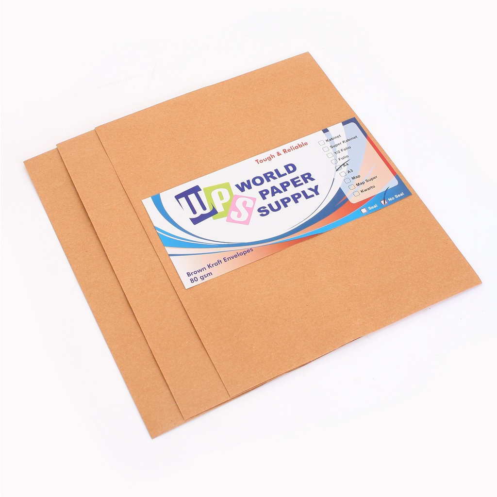 

WPS - Amplop Coklat Ukuran A4 ( 30 x 22 cm ) - Pack