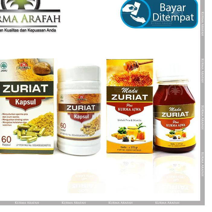 

➻ zuriat / Kapsul Zuriat 21 60 Biji / Zuriat ★