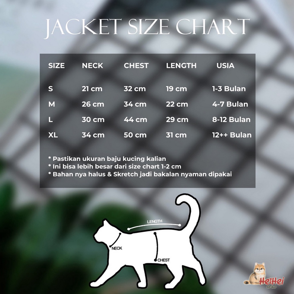 Bukipet Jacket Varsity – Baju Jaket Kucing Anjing Kitten Puppy Pakaian Kucing Swag