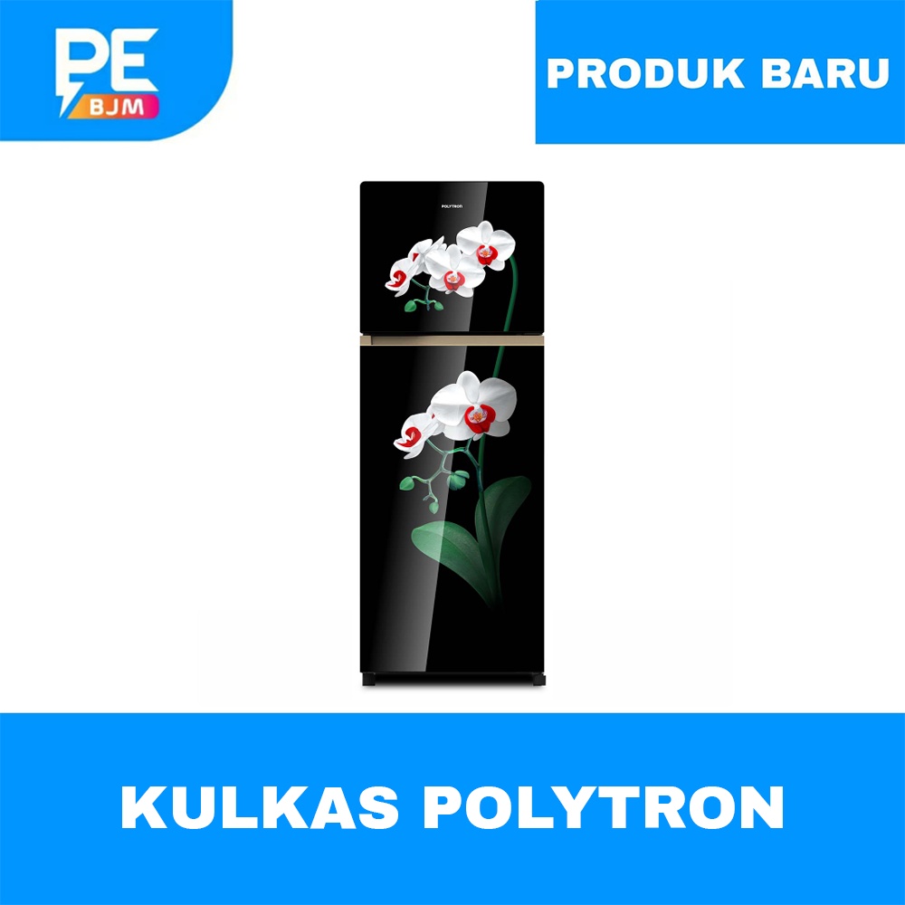KULKAS POLYTRON 2 PINTU 220 LITER PRW-23MOW / PRW-23MOB GARANSI RESMI