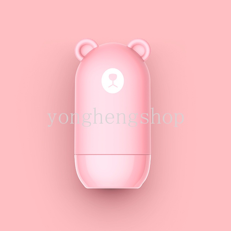 Stempel Roller Portable Bentuk Beruang Lucu Dengan Tali Untuk Menjaga Pribadi