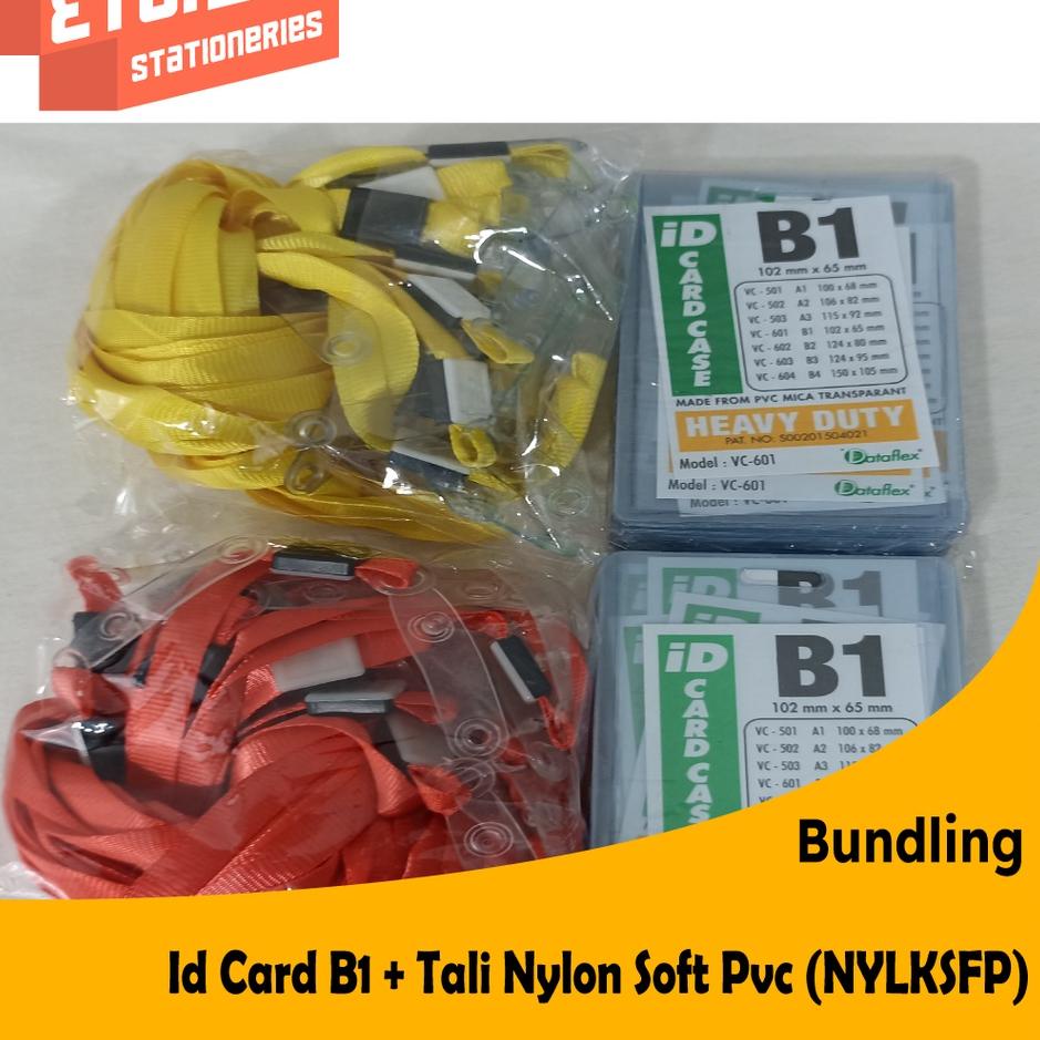 

Special Packing Paket Bundling Id Card B1 + Tali Nylon Soft Pvc (NYLKSFP)