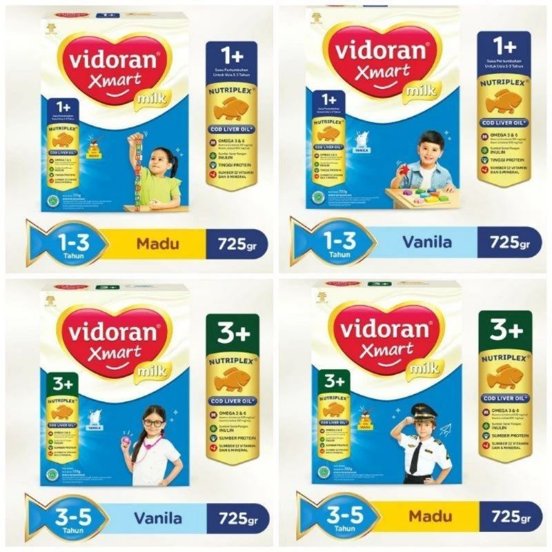 Vidoran My Baby Nutriplex Susu Formula [350 g]0-6,6-12,1+,3+/700g