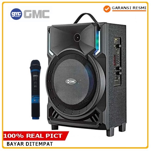 SPEAKER GMC BLUETOOTH KARAOKE 897H / GMC 897R / GMC 897S / GMC 897Q / GMC 897S FREE MIC WIRELESS