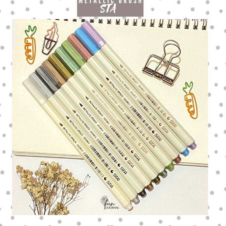 

O39 STA METALLIC BRUSH PEN PALING DICARI ⇫