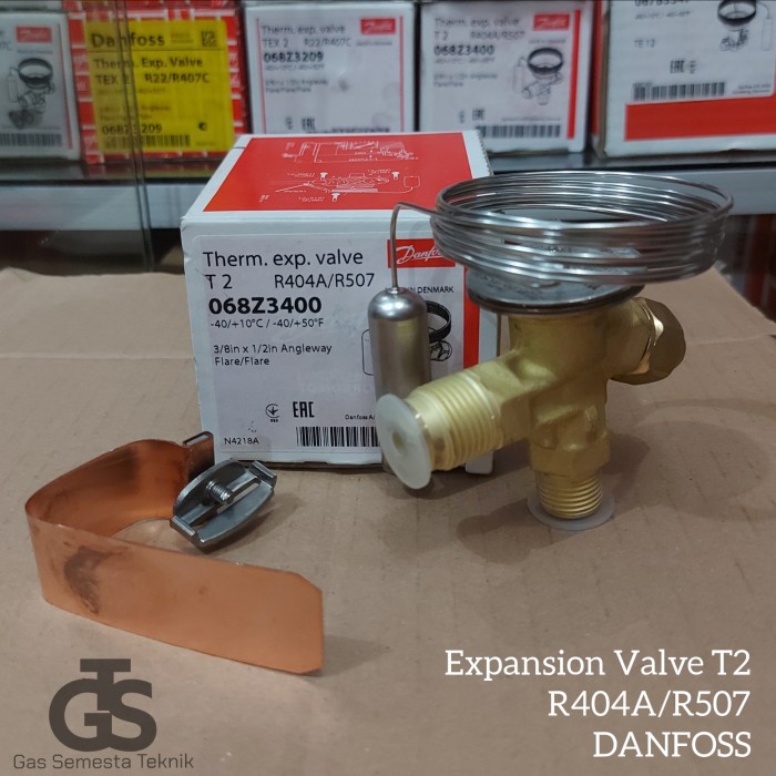 Terlaris Expansion Valve T 2 Danfoss Expansi T2 R404A/R507 Danfoss