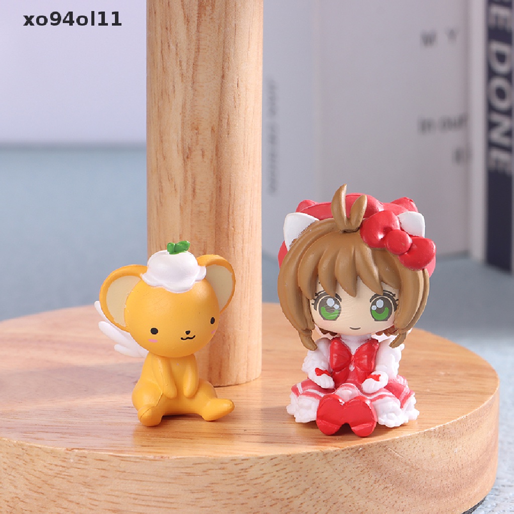 Xo 1Set Sanrio Hello Kitty Tokoh Anime Gashapon Cinnamoroll Kinomoto Ornamen Mainan OL