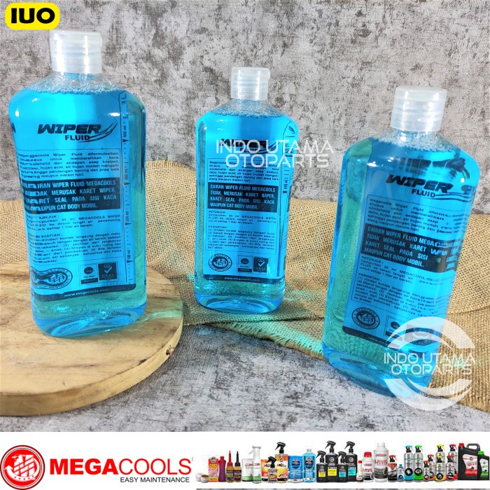 Cairan Air Wiper Fluid Megacools Pembersih kaca Anti Fog Rain 500ml