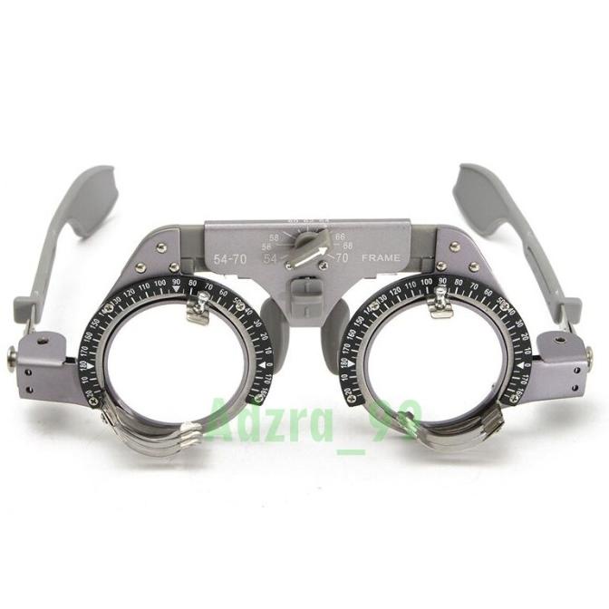 TRIAL FRAME TITANIUM / TRIAL LENS SET ALAT PERIKSA MATA ADJUSTABLE