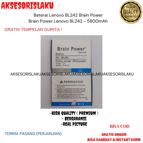 Baterai Lenovo BL242 Brain power