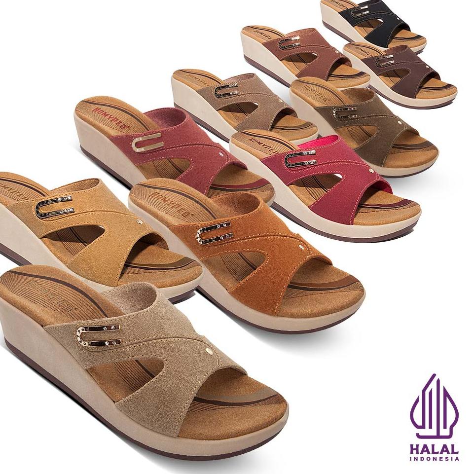 LANGSUNG KIRIM Homyped Ayana N65 Sandal Wedges Wanita